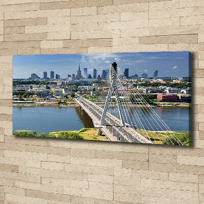 Schilderij op canvas Warschau, Polen