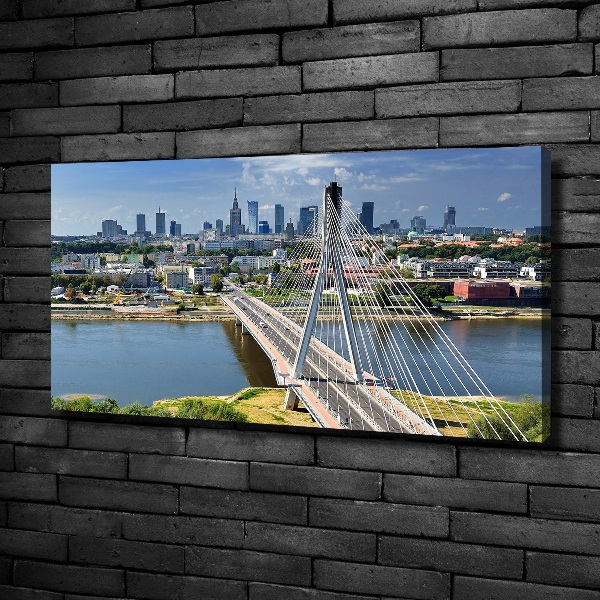 Schilderij op canvas Warschau, Polen