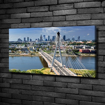 Schilderij op canvas Warschau, Polen