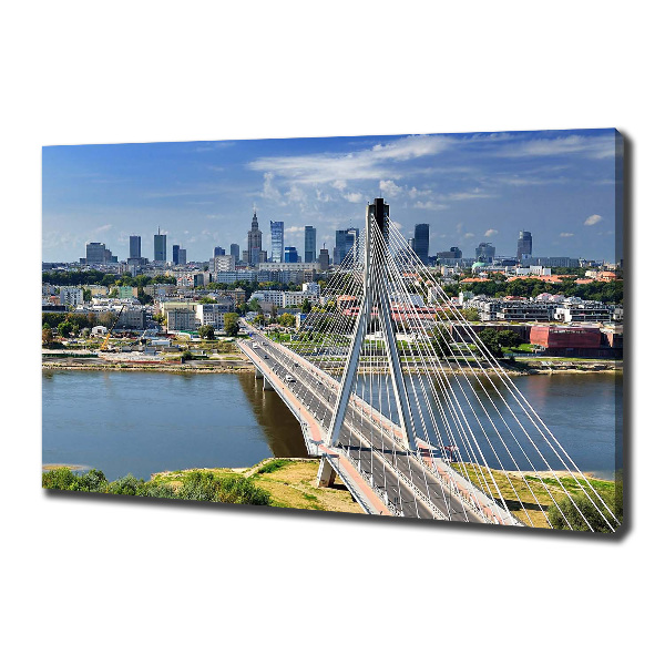 Schilderij op canvas Warschau, Polen