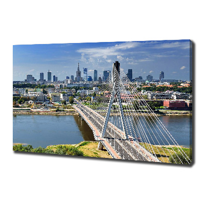 Schilderij op canvas Warschau, Polen