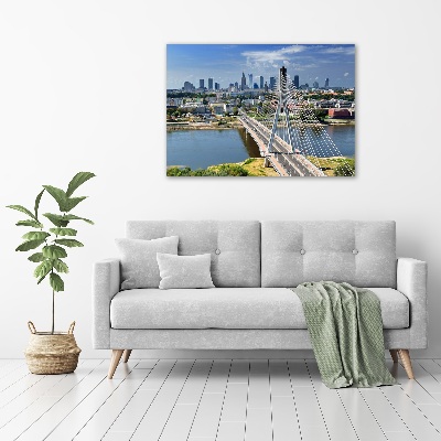 Schilderij op canvas Warschau, Polen