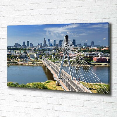 Schilderij op canvas Warschau, Polen