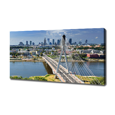 Schilderij op canvas Warschau, Polen