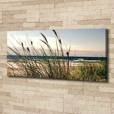 Foto op canvas duinen aan zee