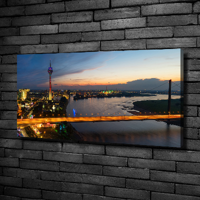 Canvas foto Düsseldorf, Duitsland