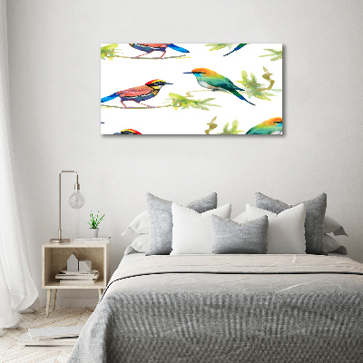 Schilderij op canvas Exotische vogels