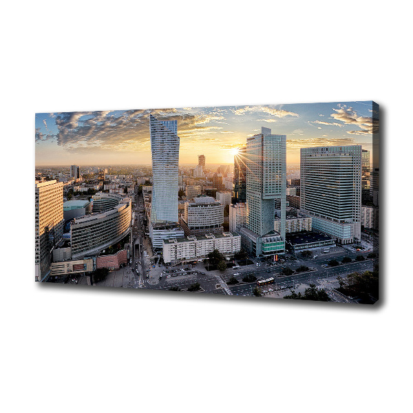 Schilderij op canvas Warschau, Polen