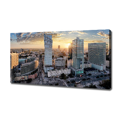 Schilderij op canvas Warschau, Polen