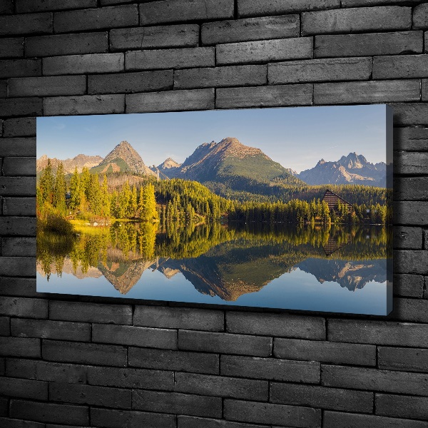 Foto op canvas Panorama van het Tatragebergte