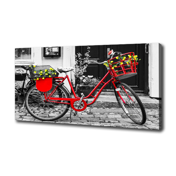 Foto canvas Stadsfiets