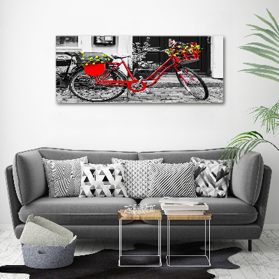 Foto canvas Stadsfiets