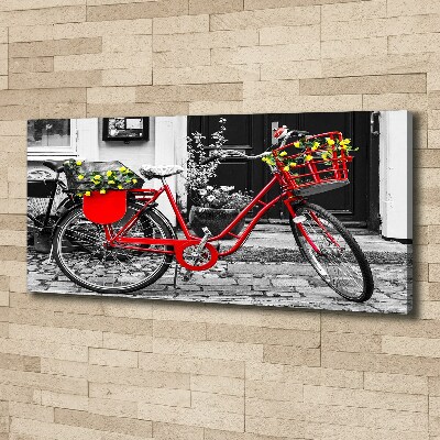 Foto canvas Stadsfiets