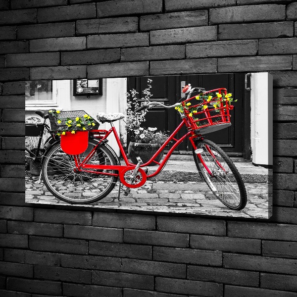 Foto canvas Stadsfiets
