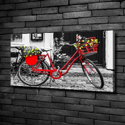 Foto canvas Stadsfiets
