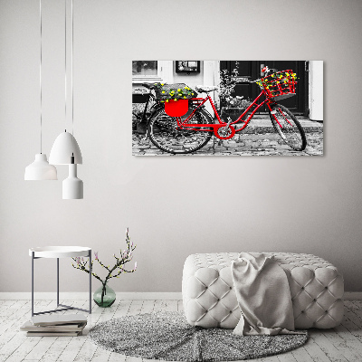 Foto canvas Stadsfiets