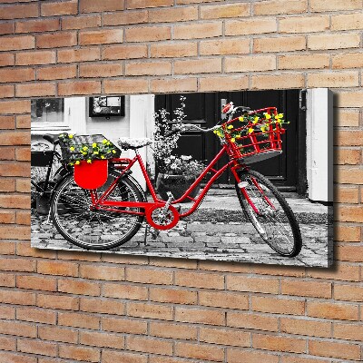 Foto canvas Stadsfiets