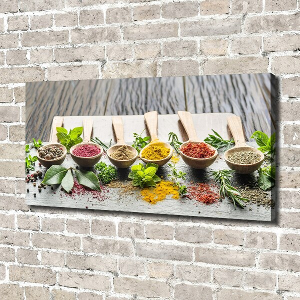 Schilderij op canvas Kleurrijke kruiden