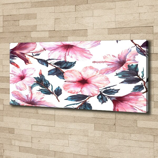 Foto op canvas Hibiscusbloemen