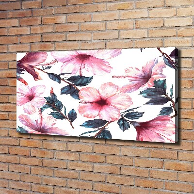 Foto op canvas Hibiscusbloemen