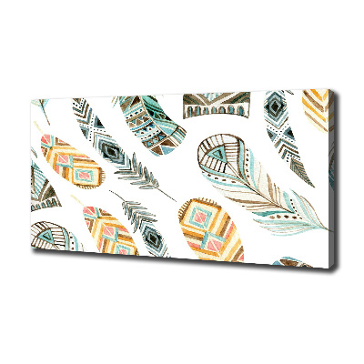 Foto op canvas Etnische veren