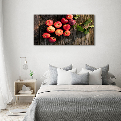 Foto canvas Appels op tafel