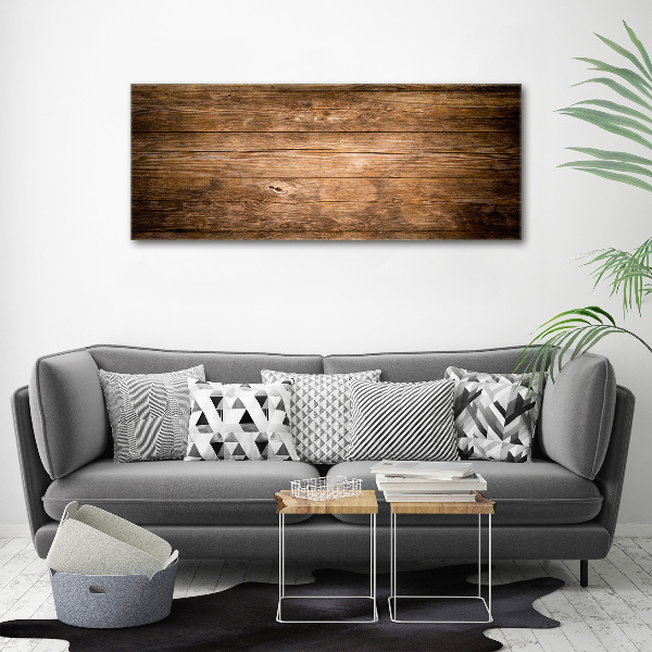 Foto op canvas Houten achtergrond