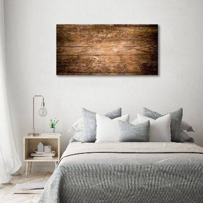Foto op canvas Houten achtergrond