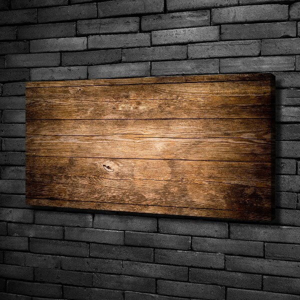 Foto op canvas Houten achtergrond