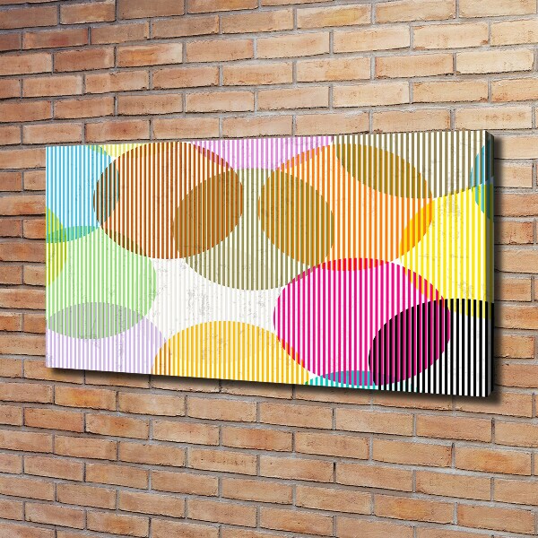 Foto obraz na płótnie Kolorowe koła