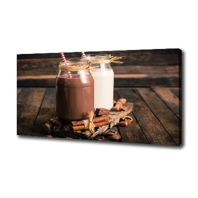 Schilderij op canvas Cocktails in potjes
