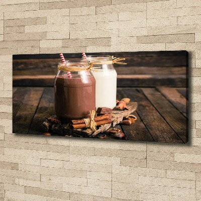 Schilderij op canvas Cocktails in potjes
