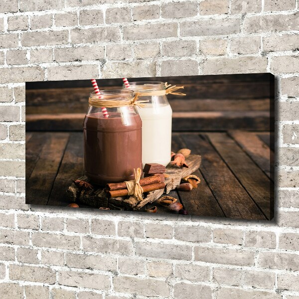 Schilderij op canvas Cocktails in potjes