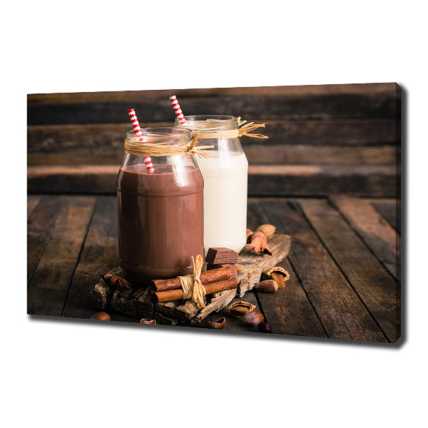 Schilderij op canvas Cocktails in potjes