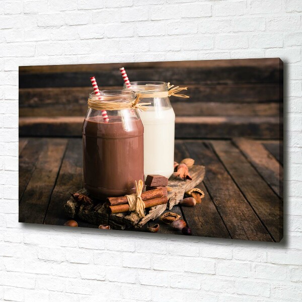 Schilderij op canvas Cocktails in potjes