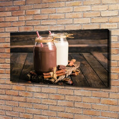 Schilderij op canvas Cocktails in potjes