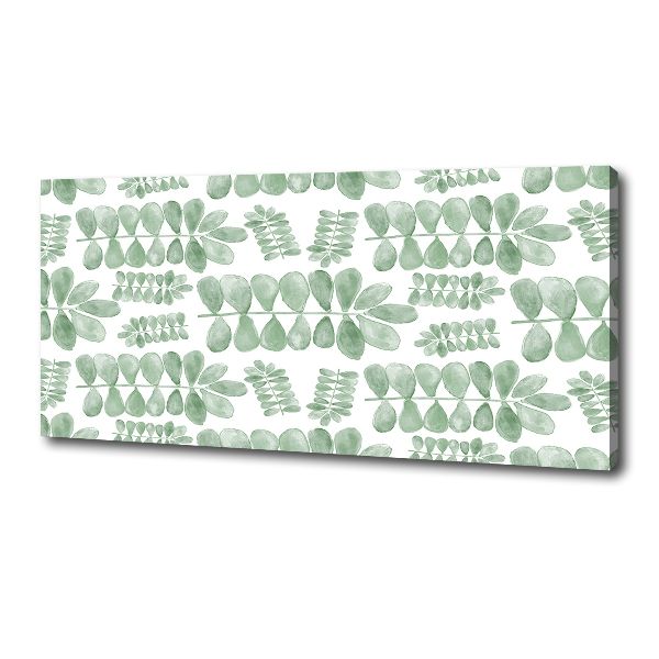 Foto canvas Groene bladeren