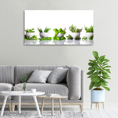 Foto canvas Kruiden