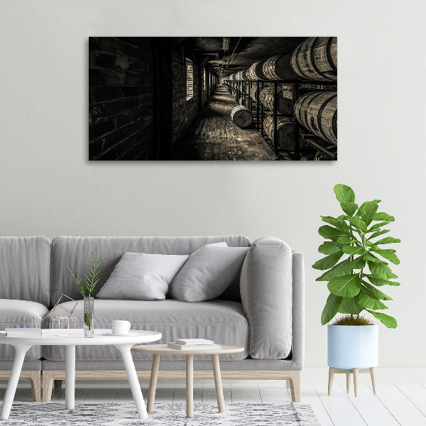 Canvas schilderij Bourbonvaten