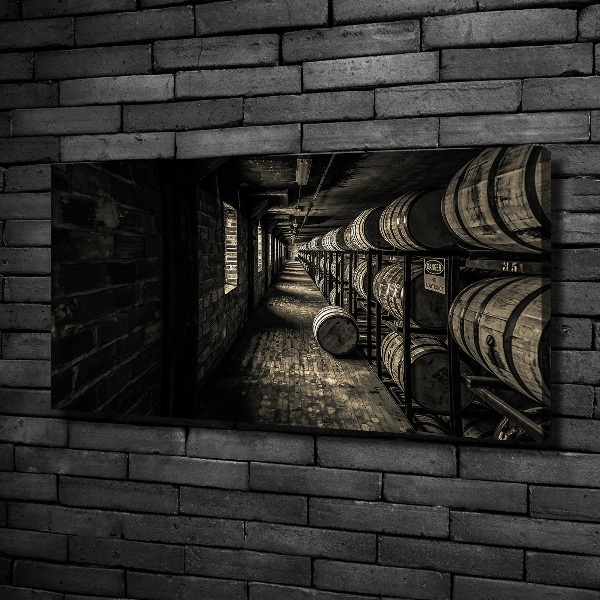 Canvas schilderij Bourbonvaten