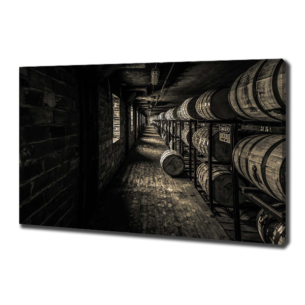 Canvas schilderij Bourbonvaten