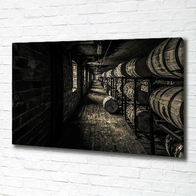 Foto obraz na płótnie Beczki Burbon