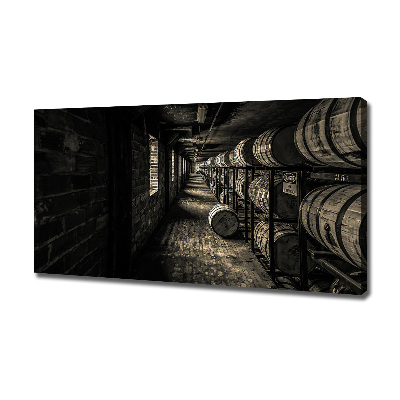 Canvas schilderij Bourbonvaten