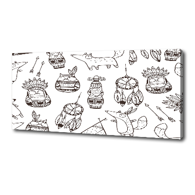 Foto obraz na płótnie Indiańskie sowy