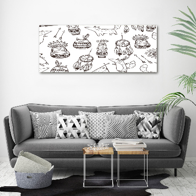 Canvas foto Indische uilen