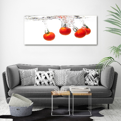 Foto canvas Tomaten onder water