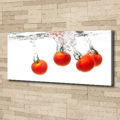 Foto canvas Tomaten onder water
