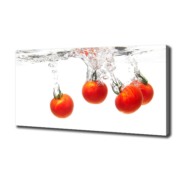 Foto canvas Tomaten onder water