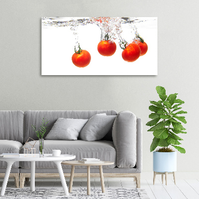 Foto canvas Tomaten onder water