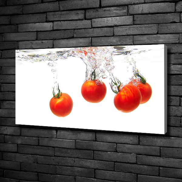 Foto canvas Tomaten onder water